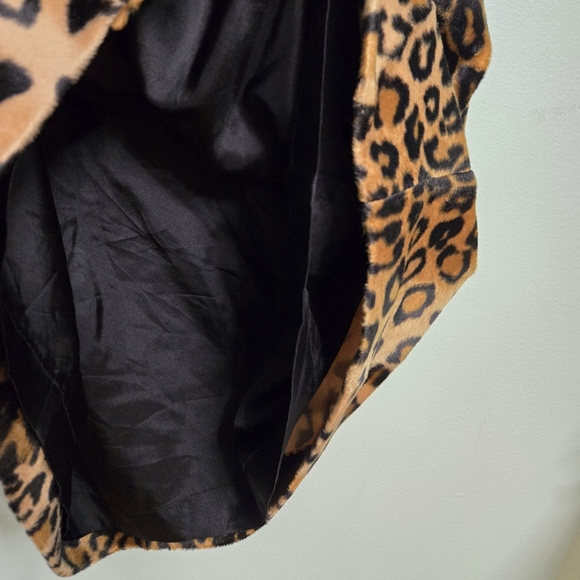 Vintage Leopard Cheetah Print Pencil Skirt Grunge Y2k Rena Rowan EUC Sz 16 - Picture 5 of 7